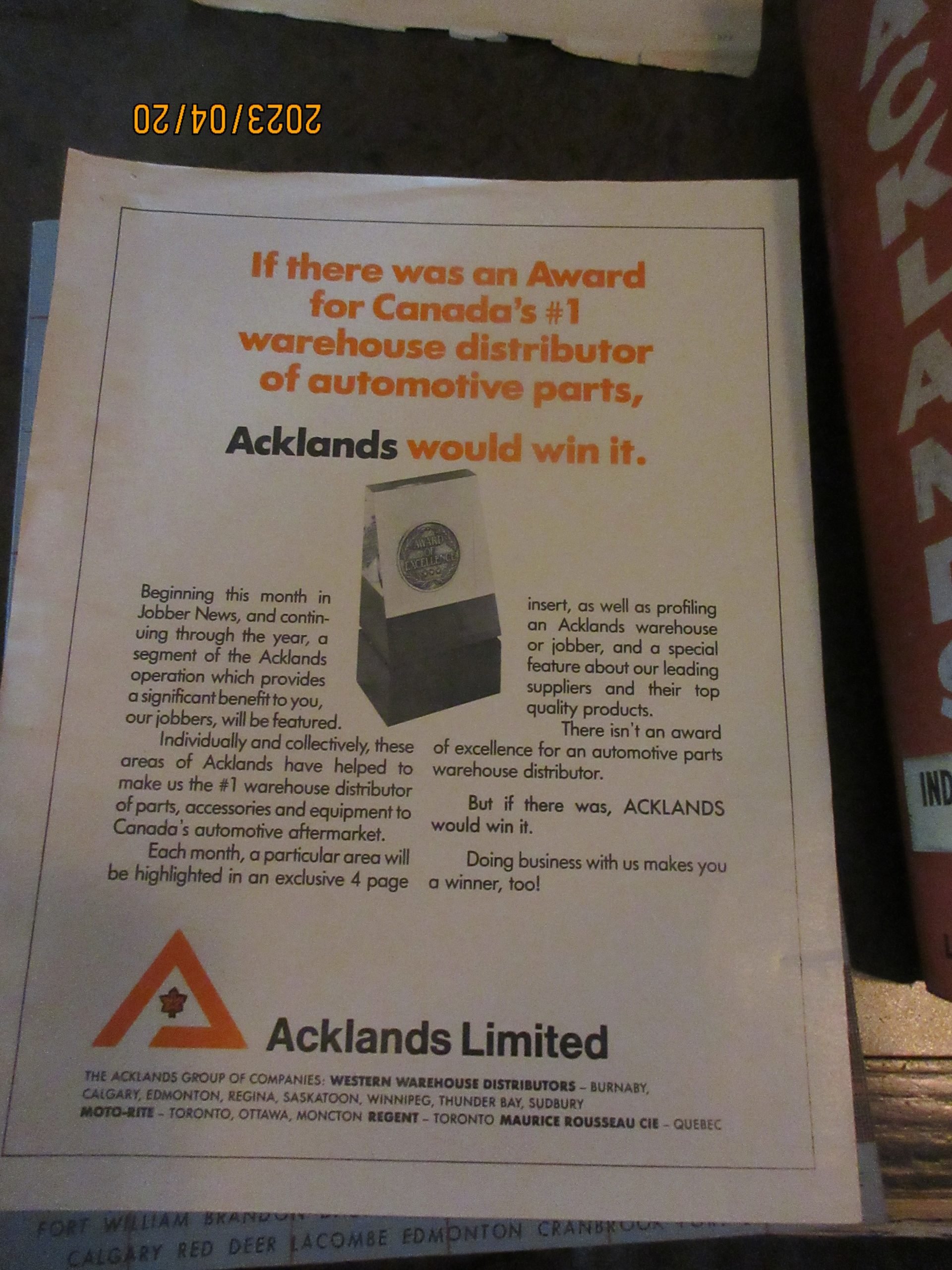 Acklands 2023 reunion Auto Service World